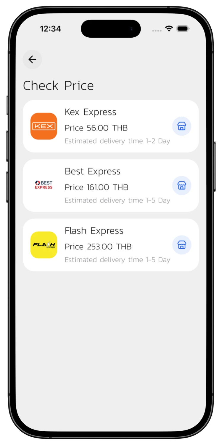 Compare Prices Across Couriers